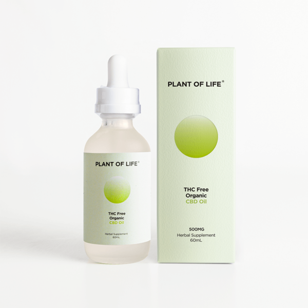 THC Free Organic CBD Oil 500mg | Plant of Life